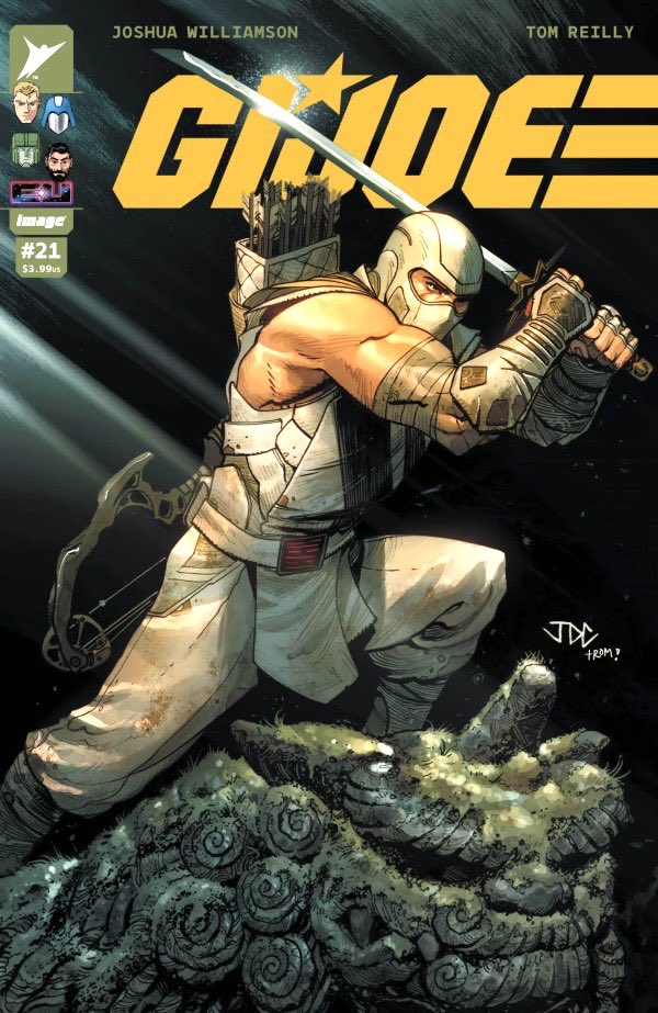 joshuacassara's tweet photo. STORM SHADOW is the raddest. 

My cover for G.I JOE #21. 
Slick colors by @rfajardojr. 

Written by the great @Williamson_Josh and drawn by the amazing @tomreillyart. 

Out in April from @Skybound. https://t.co/guFVzY0bLX