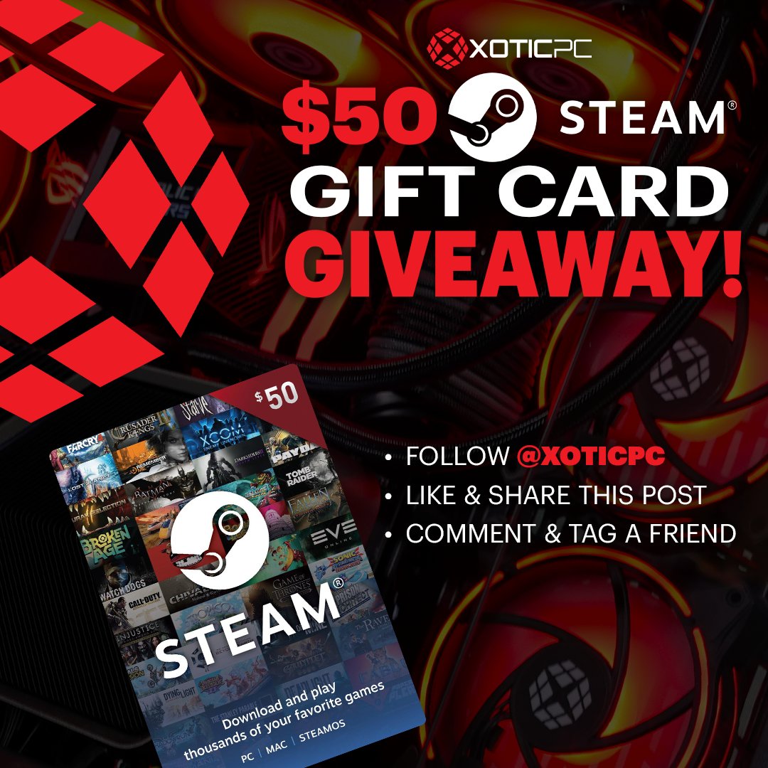 XoticPC's tweet image. 🚨GIVEAWAY🚨
Cold outside. New games inside.
We’re handing one gamer a $50 Steam Gift Card to lock in their next playthrough.

SImply...
✔ Follow @XoticPC
✔ Like + repost
✔ Tag a friend who needs a new game
💬 Bonus: What game are you grabbing with the $50?

🗓 Winner picked…