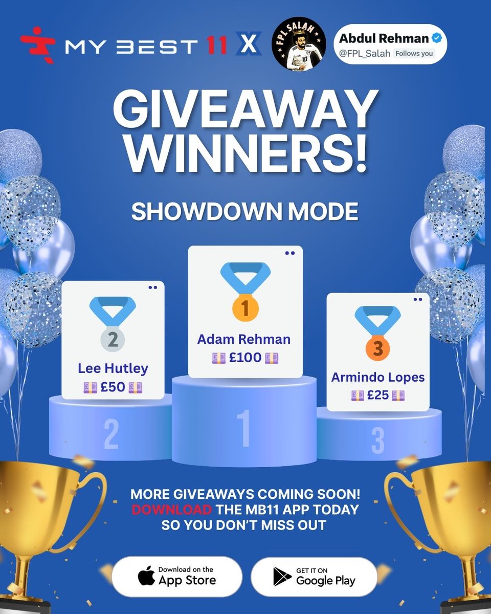 My Best 11 Fantasy App tweet media