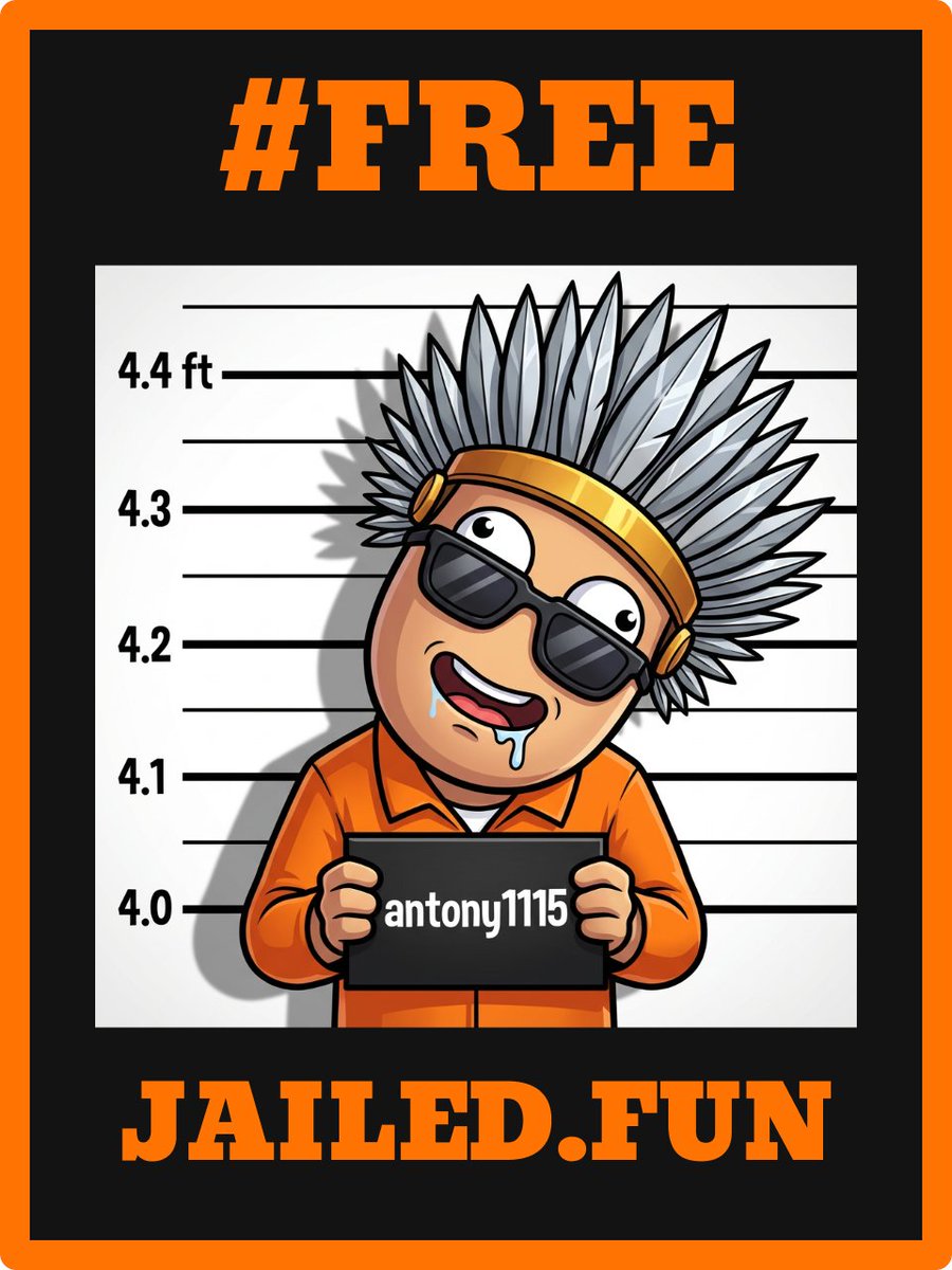 antony9976's tweet photo. i got life sentence 😭💀

moving into @Jaileddotfun soon

[ drop your mugshot here👇] https://t.co/5WxpQtn2rV