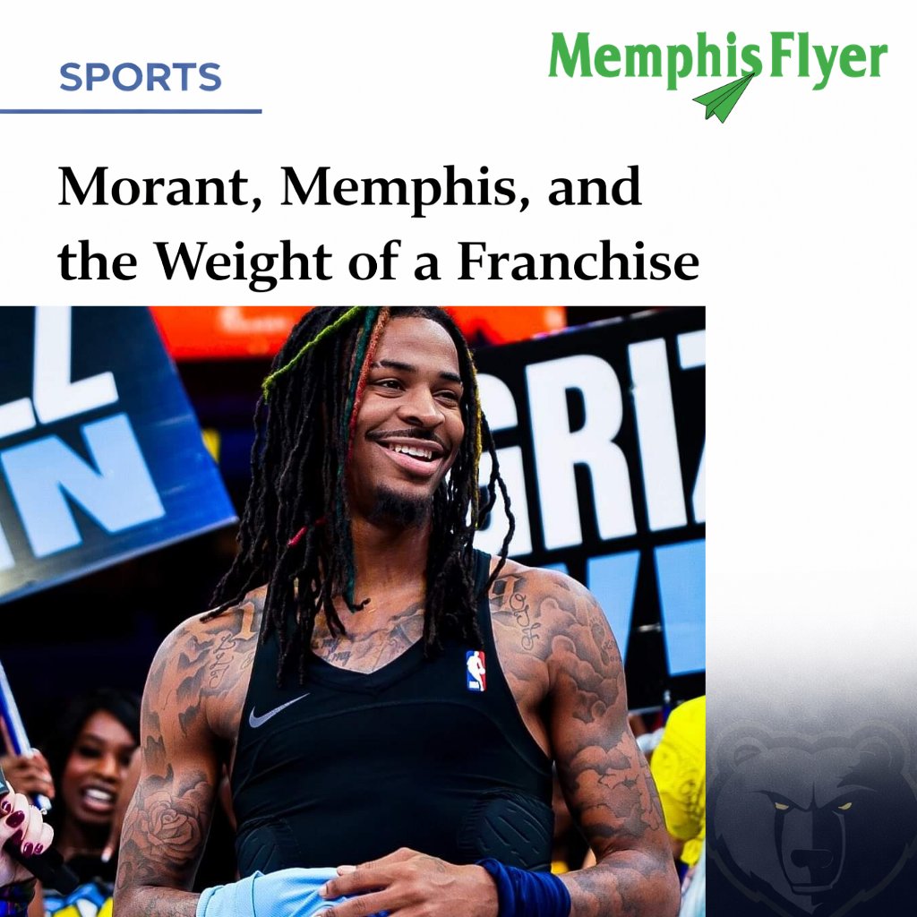 Ja Morant trade rumors have Memphis asking bigger questions than basketball. This is about legacy, loyalty, and what Ja truly means to the city.

Full story here:
memphisflyer.com/morant-memphis…

Words by Shy✍️🏾 | #GrindCity