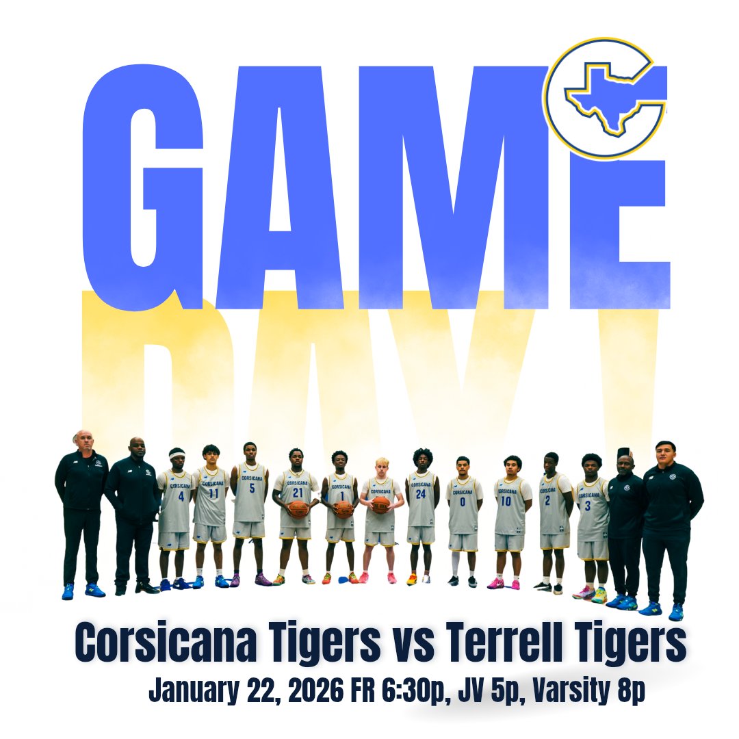 Game Day @ Terrell High School

Varsity 8p

JV 5p

9th 6:30p