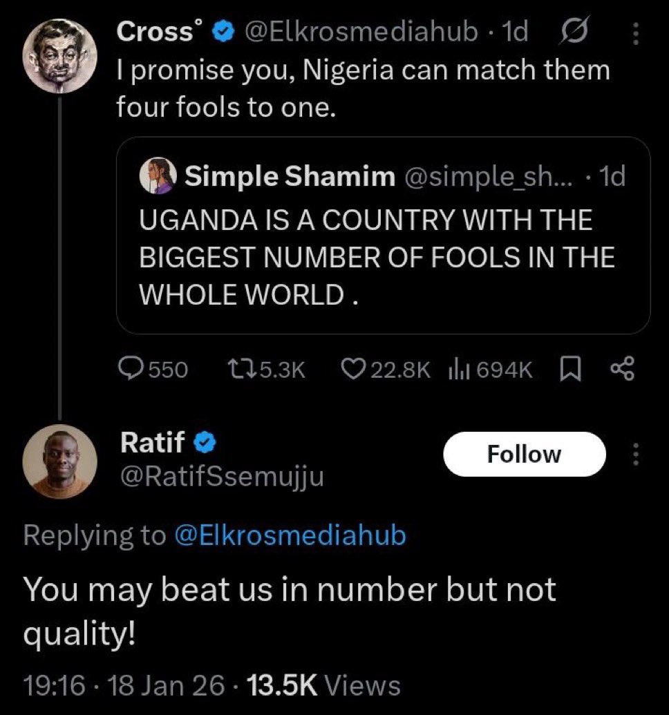 kanzo_whyte's tweet photo. Nigeria will again outnumber them when it comes to quality.
Cos what’s this all about 😂 https://t.co/sgOuaJJN5t