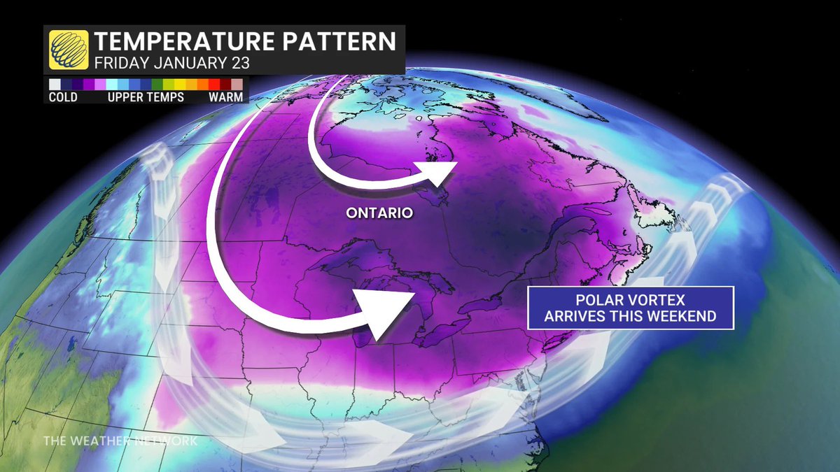 RTNToronto's tweet image. #BREAKING: Ontario will be the coldest place on earth this week 😳🚨