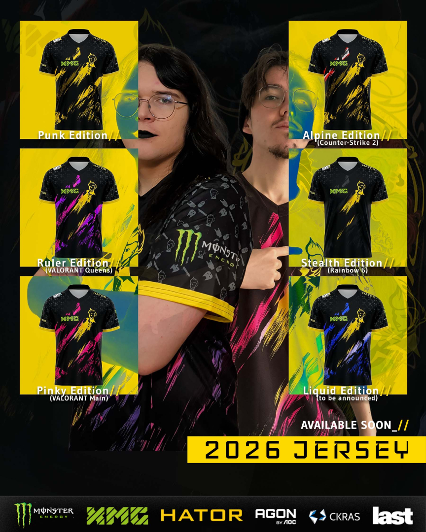 SissiStatePunks's tweet photo. We’re gonna shine in different colours this year! 💫
Happy to introduce our new 2026 SissiStatePunks jerseys! 🤘
From now on, all of our teams will have their own version. 

They’ll be available soon in our shop! 🛒

#SSPisPUNKROCK https://t.co/yXL5n4RcMY