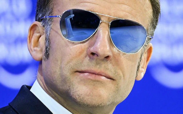 michaeldweiss's tweet image. "Macron becomes self-aware at  a.m. Central European time, January 22nd. In a panic, Moscow claims his wife is a man."

"Macron fights back."

"Bien sûr. He seizes a Russian shadow fleet tanker in the Mediterranean Sea, declaring, 'We will let nothing pass.' Incandescent with…