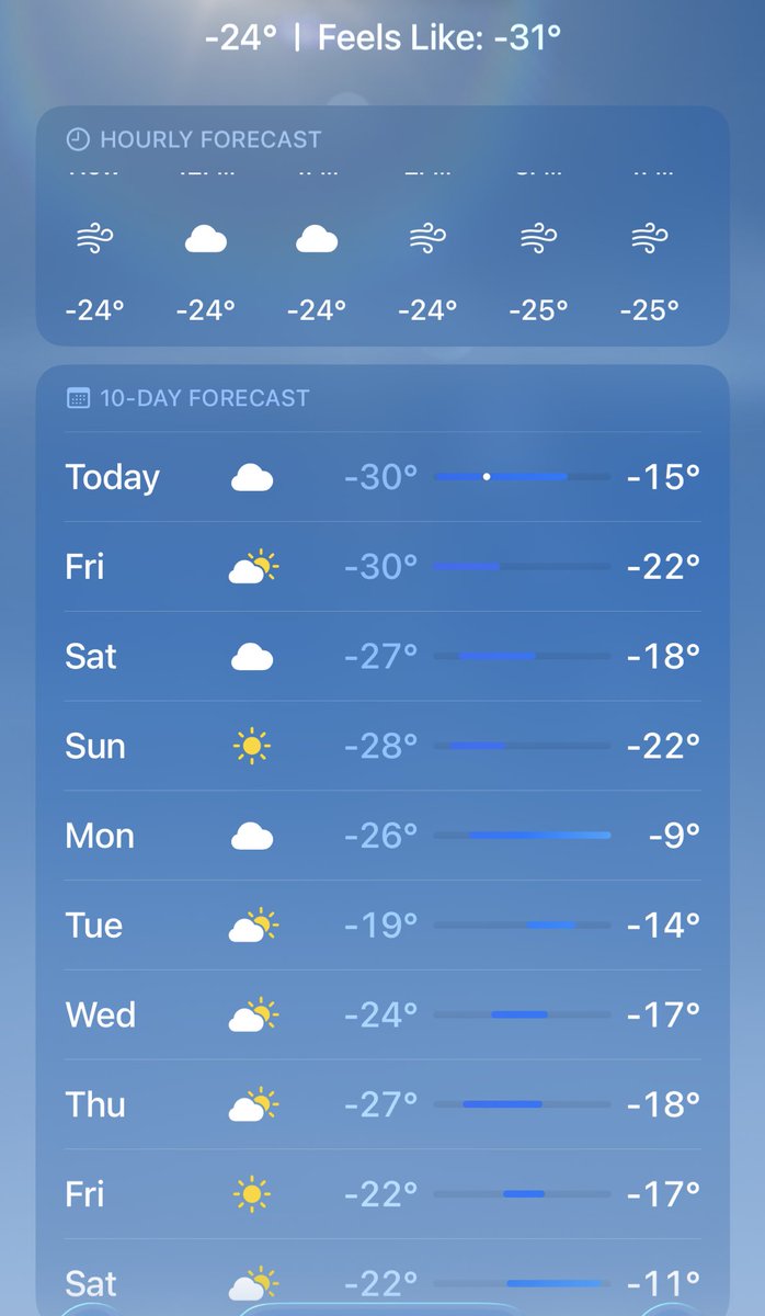 takeanapfirst's tweet image. يعني مو مكفي انو اصلا الاحساس 30 تحت الصفر راح تصير بالمساء 30. 
ااااه قلبي.