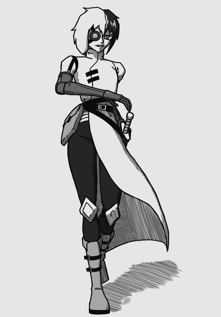 IronBukkit's tweet image. my friend's DnD character, as per their request

#artmoots