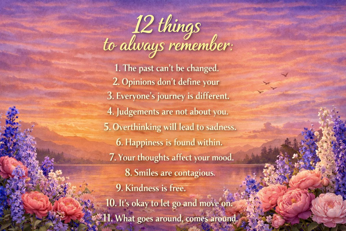 A gentle reminder that perspective is everything.

What we focus on shapes how we feel, how we live, and how we move forward.

Grace, kindness, and patience always win. ✨