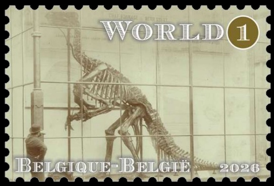 The Iguanodon stamp coming in Belgium next week - stay tirned ;)