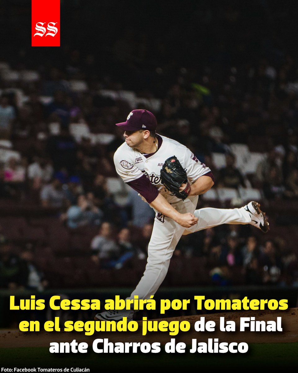 ElSoldeSinaloa_'s tweet image. ⚾🔥¡Noche de presión total en #Culiacán!

La Final no espera y @clubtomateros necesita empatar ya. Luis Cessa sube a la loma con todo el peso del Segundo Juego.  ¿Podrá frenar a Charros? 🤔

➡️Lee la nota completa: oem.com.mx/elsoldesinaloa…

#LMP #FinalLMP #Charros #Tomateros