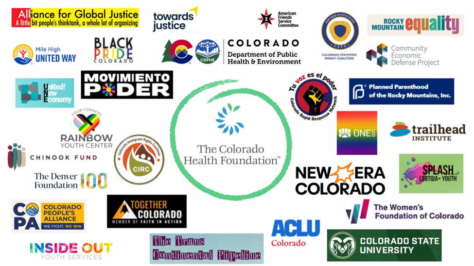 HiKidHey's tweet image. Colorado's vast network of socially and politically active far-left NGOs are influenced and funded by the state's largest private foundation--The Colorado Health Foundation.  CHF spreads over $100M across the state to entities committed to advancing CHF's mission of achieving…