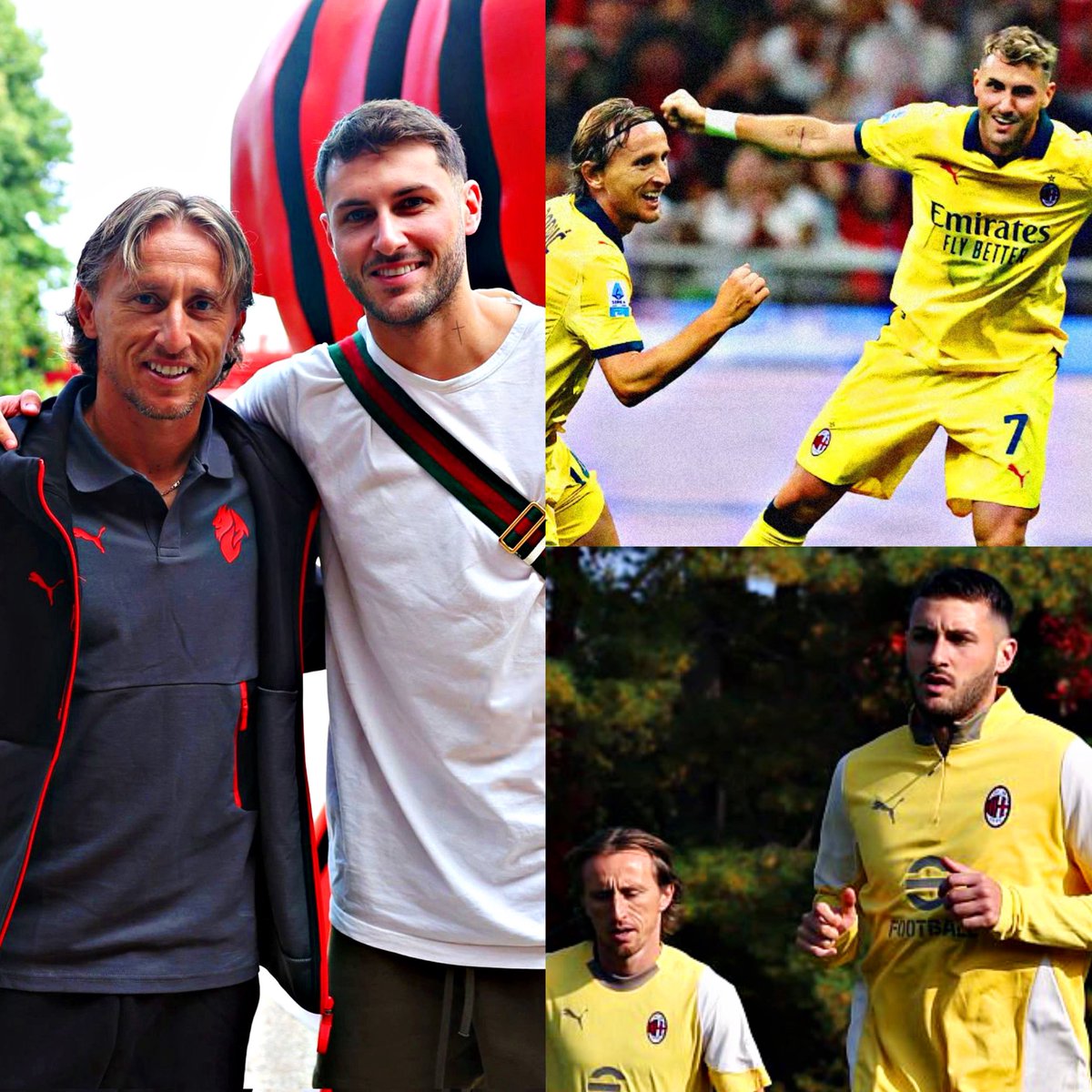“He’s my neighbor. We’ve shared some really nice moments because he speaks Spanish and lives right next door. 

He’s a great guy and has helped me a lot”. 🇭🇷🤝🏼

– Santiago Gimenez on his friendship with Luka Modric at AC Milan. ❤️🖤