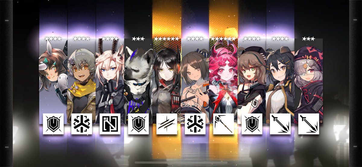 GoGaou's tweet image. なんとなく通常ピックアップ回したんだけどイネス（既所持）とニンフは神引きでは？