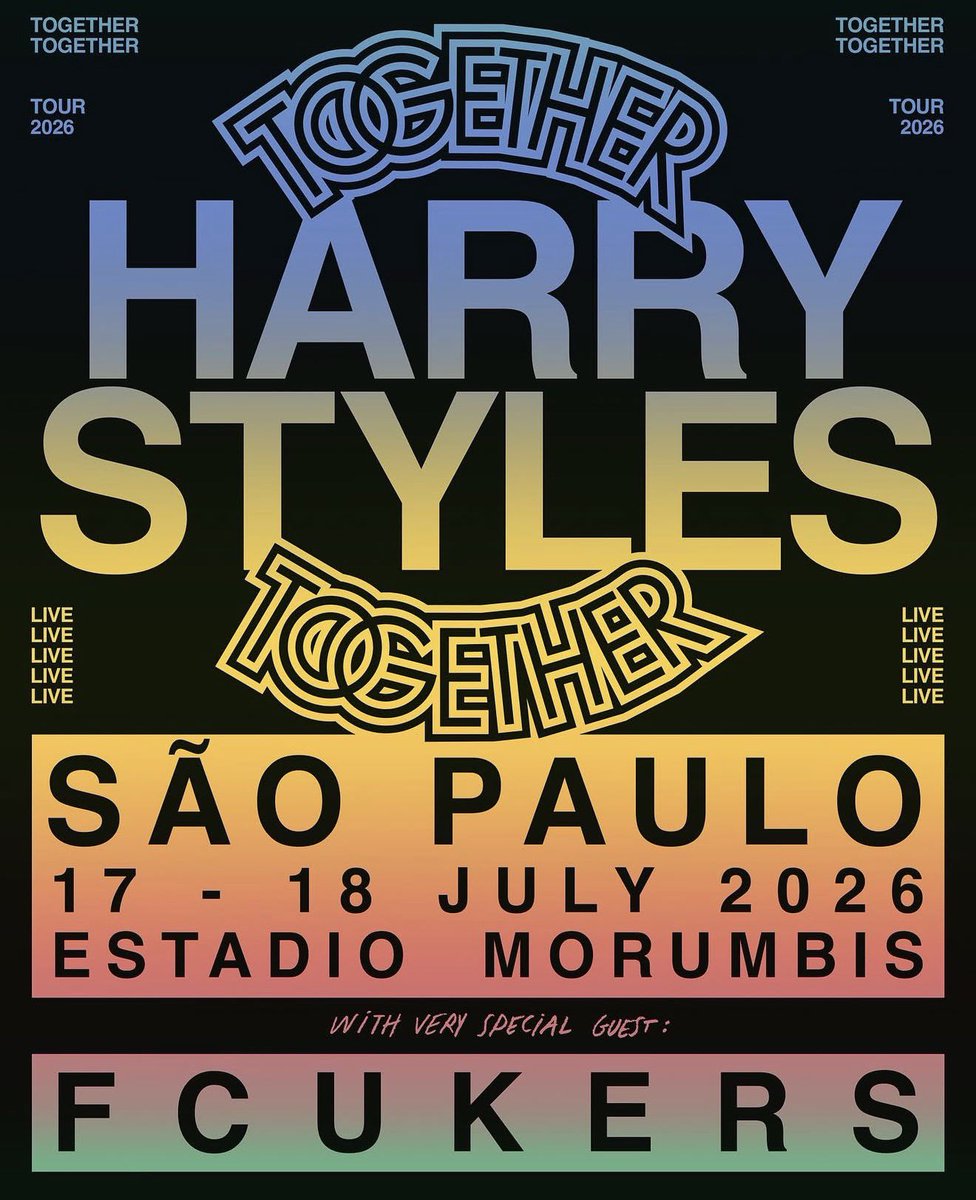 HS_News_'s tweet image. Together, Together Tour 2026

RESIDENCY TOUR

🇳🇱 Amsterdam: 
May 16/17/20/22/23/26

🇬🇧 London: June 
12/13/17/19/20/23

🇧🇷 São Paulo: 
July 17/18

🇲🇽 Mexico City: 
July 31 
August 1