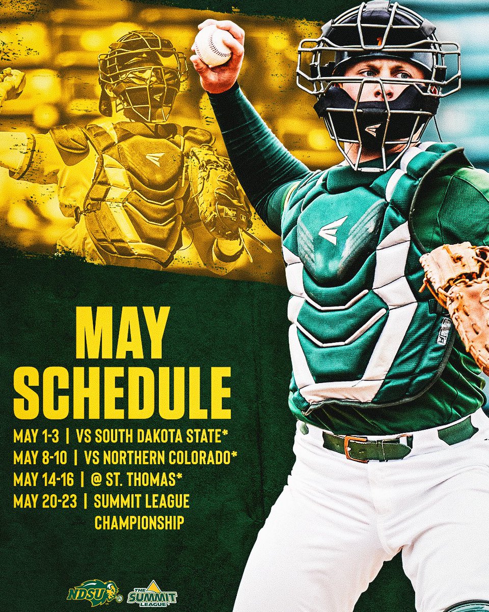 It's almost time. 4 months, 51 games, and a lot of fun places to travel!🤘

Check out where your Bison Baseball team is headed this Spring!

📅: gobison.info/BSBsched