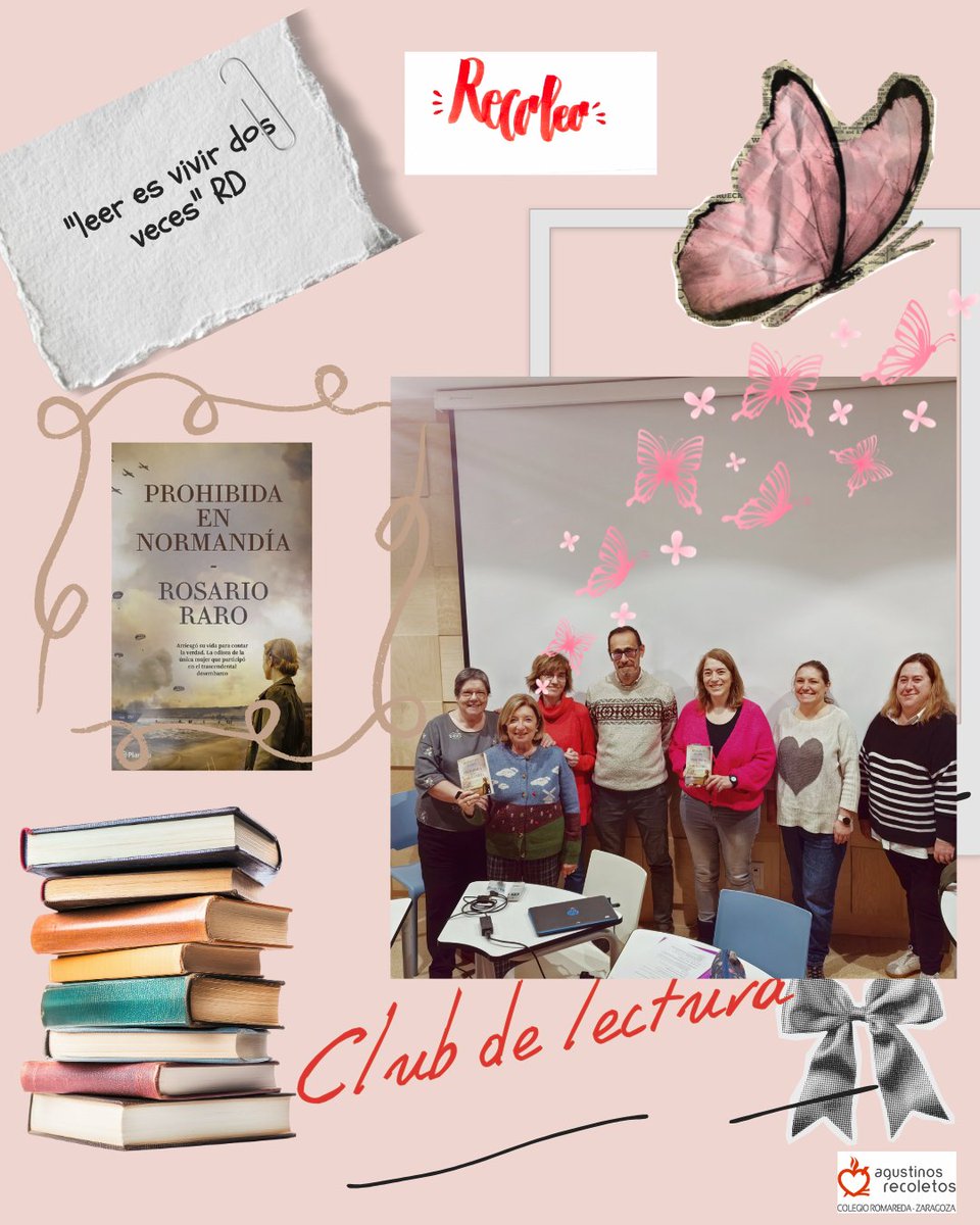 Ayer vivimos una jornada estupenda en nuestro club de lectura comentando "Prohibida en Normandía" de @rarorosario quien nos visitará en persona el 9 de abril.

#leer #lectura #clubdelectura #recoleo #libros #librosymáslibros #lectores