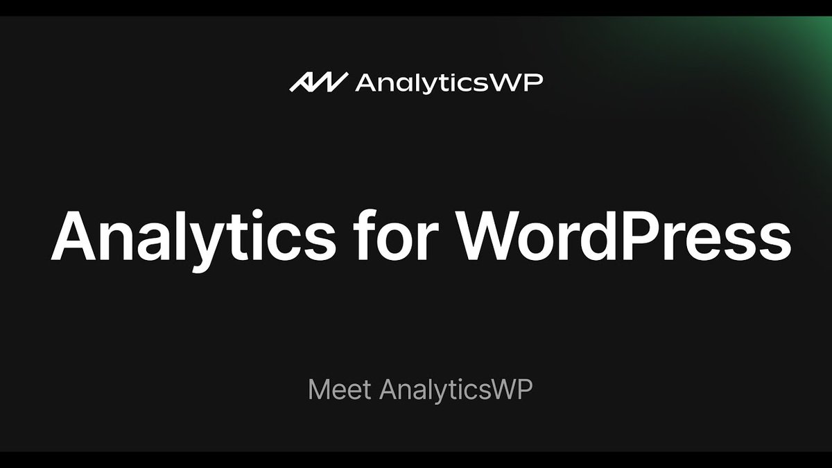 AnalyticsWP tweet media
