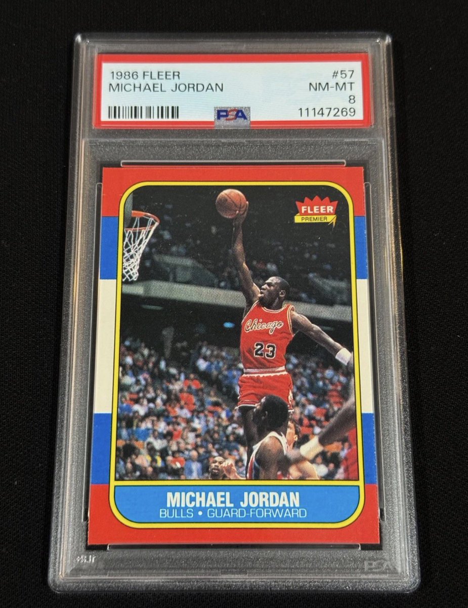 joesportscard's tweet image. 🎁Appreciation Day Giveaway🎁

Winner Announced Saturday

🔥 MICHAEL JORDAN 1986 86-87 FLEER ROOKIE CARD PSA 8 

To enter
1. Follow
2. Retweet
3. Like