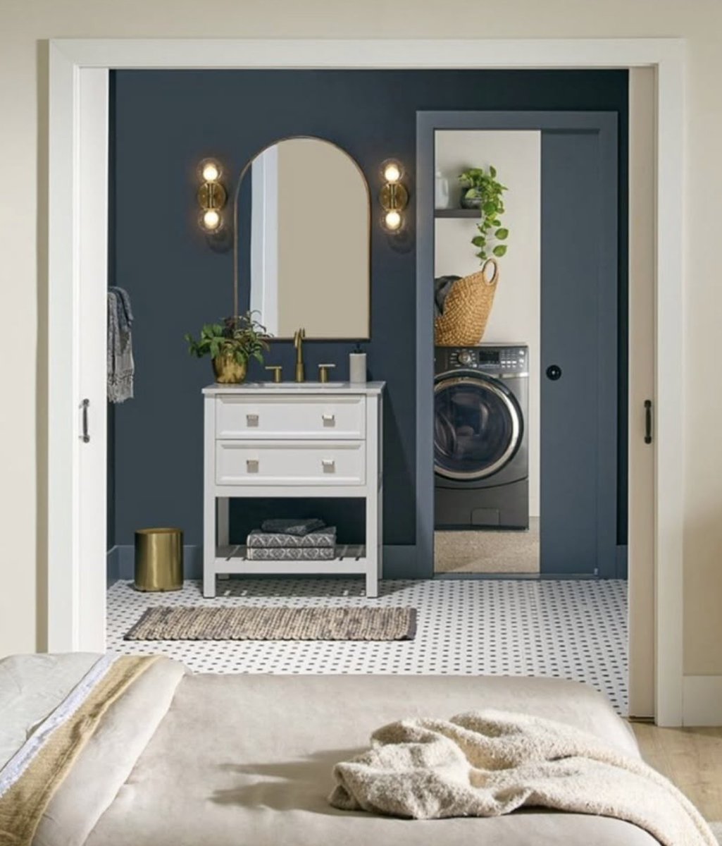 Turn wide openings into seamless, elegant transitions with the 1500SC Converging Pocket Door Hardware. Soft-close action on both doors delivers quiet door operation—ideal for bathrooms, bedrooms, and spaces where function meets refined design. #doors #pocketdoor #pocketdoorframe