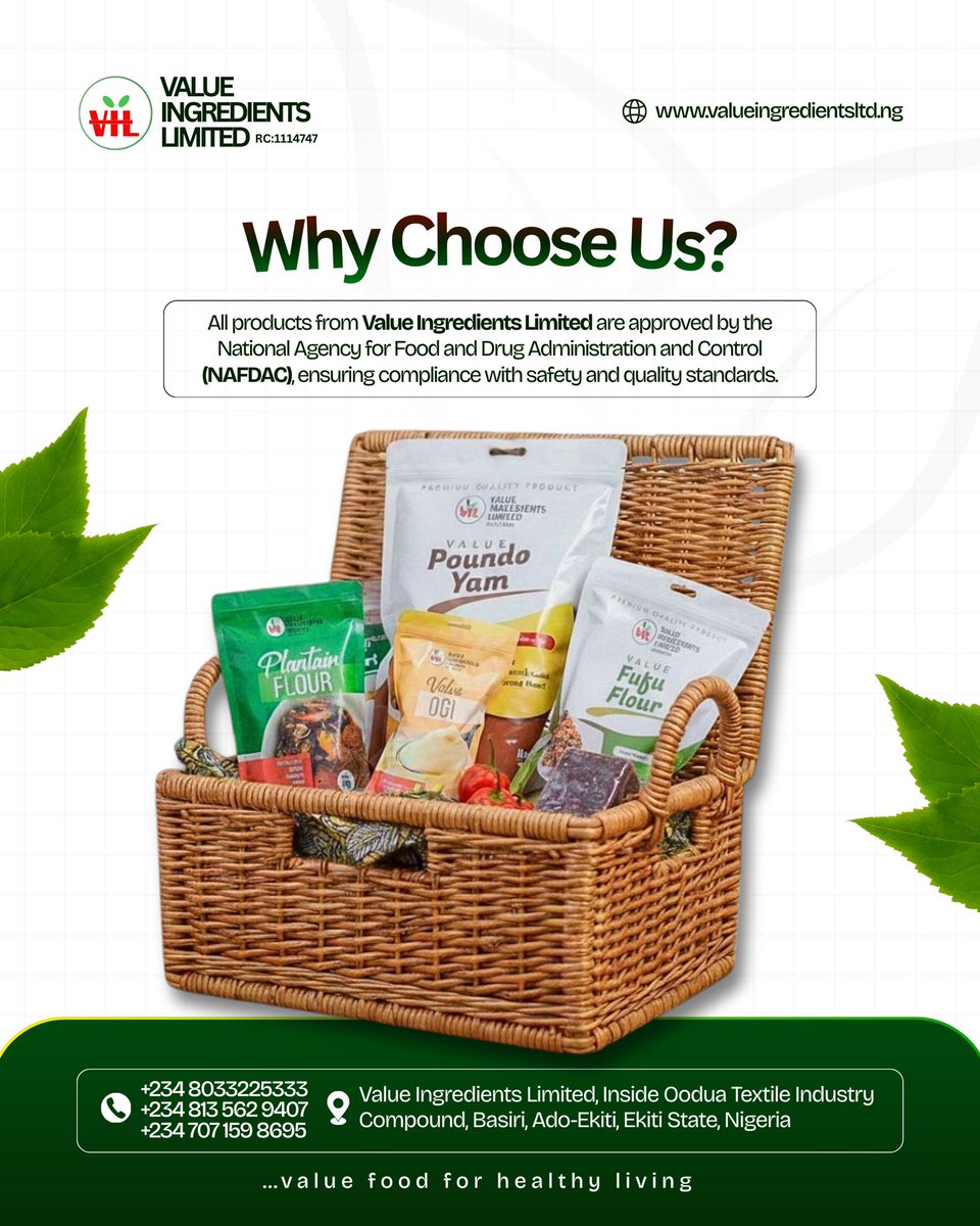 Value Ingredients Limited tweet media