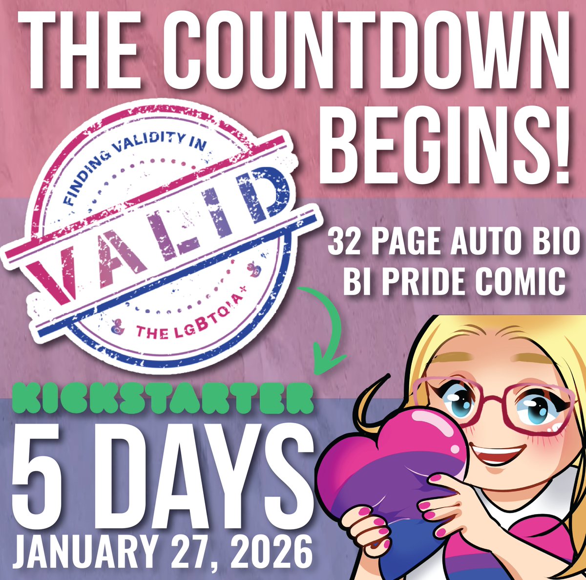 batattackk's tweet photo. 5 DAYS UNTIL THE VALID KICKSTARTER IS LIVE!!!!!! SAVE THE PROJECT AT THE PRELAUNCH PAGE TODAY!
https://t.co/4PRrkx32AY https://t.co/vZy978dIrm