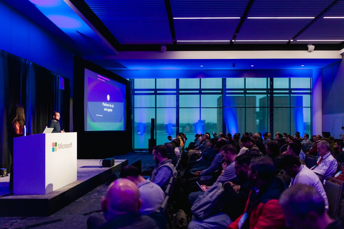 MSFT_Business's tweet photo. 🚀 #MicrosoftAITour New York brought the energy.

Boston, you’re up next on January 27. 👋 https://t.co/aUhRnZY6Q4