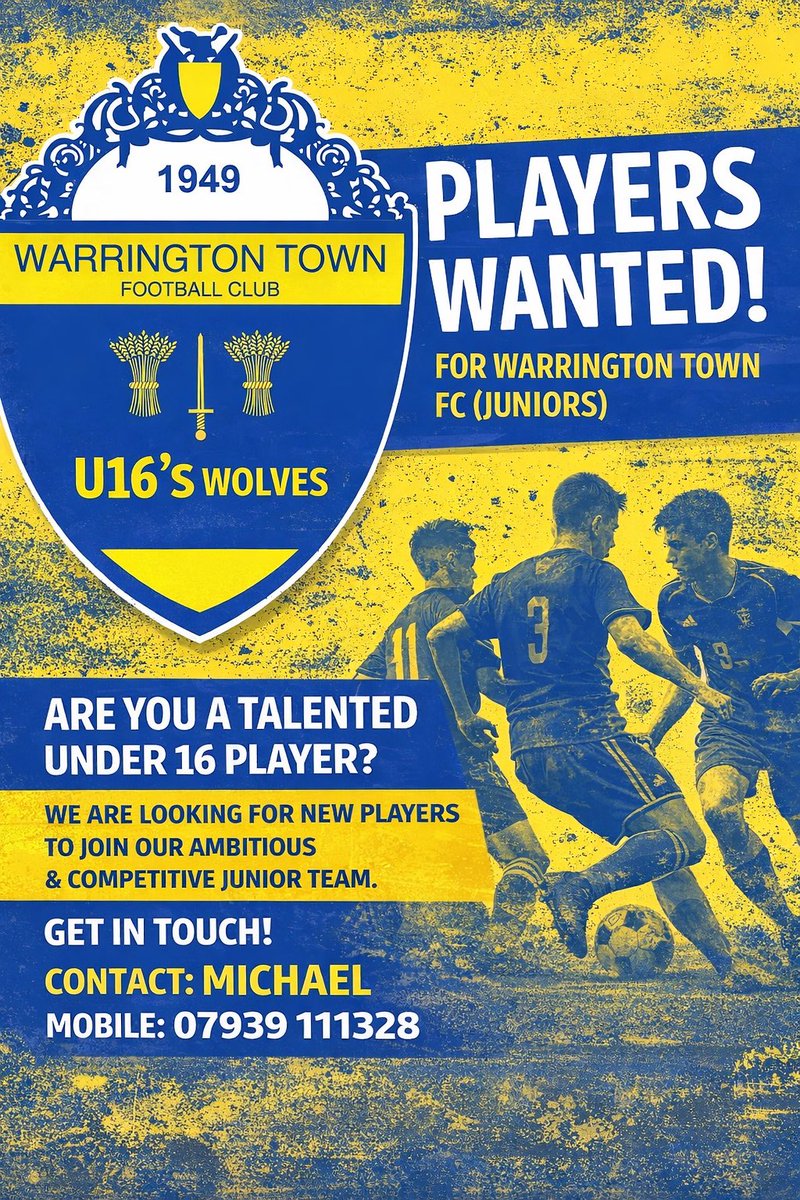 Recruiting Now ⚽️💛💙
