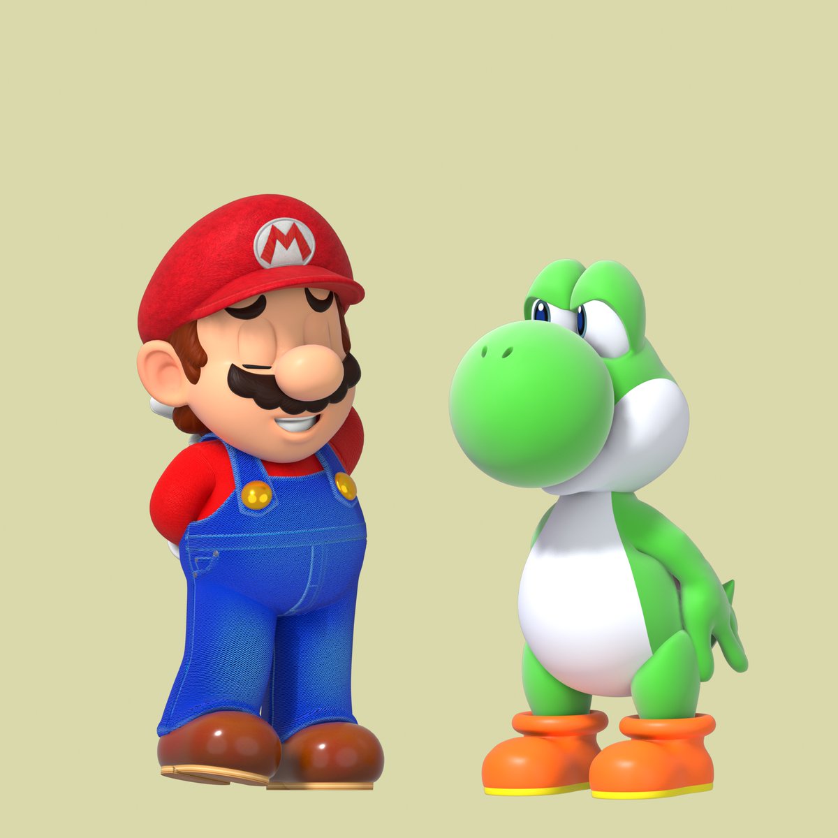 Yoshi: Did you grab my tail like what you did to Bowser?
Mario: Hehe... Sorry, Yoshi. It was accident 😅

Models:
Mario by <a href="/SRWProject/">Super Render World</a> 
Yoshi by <a href="/Schweddyoshi/">𝓓𝓙</a> 

#mario #yoshi #supermario #blender3d #スーパーマリオ #マリオ #ヨッシー