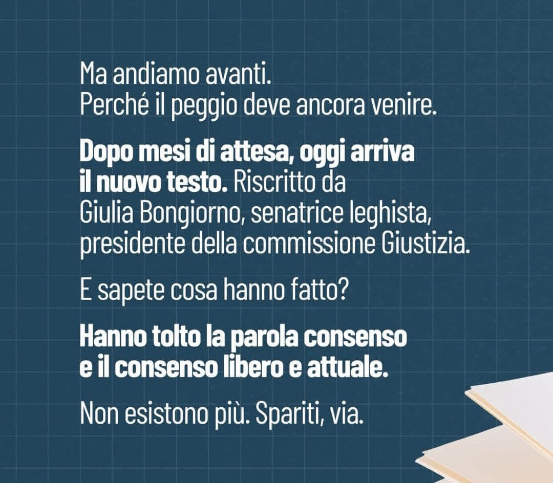 Tutto questo firmato da una donna. #GiuliaBongiorno #LegaSalvini 
1/