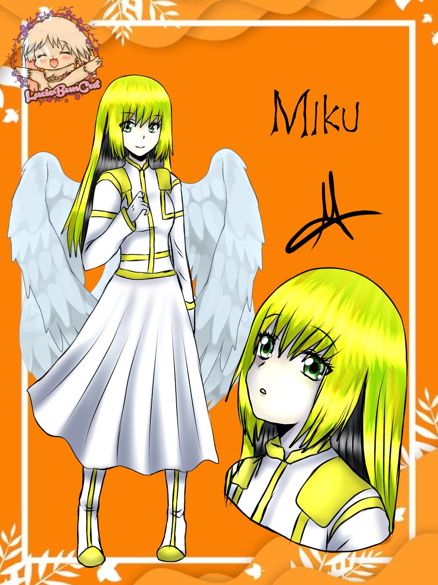 LacieBuncat's tweet photo. I redrew my original character Miku the angel. She is for my fanmade comic LifeNote based on DeathNote back when it first came out. Miku is so cluts she fell down and dropped the lifenote of a fellow angel. Now she has to go to earth and retrieve it.
#deathnote #lifenote #myoc https://t.co/rbwwKaxOTs