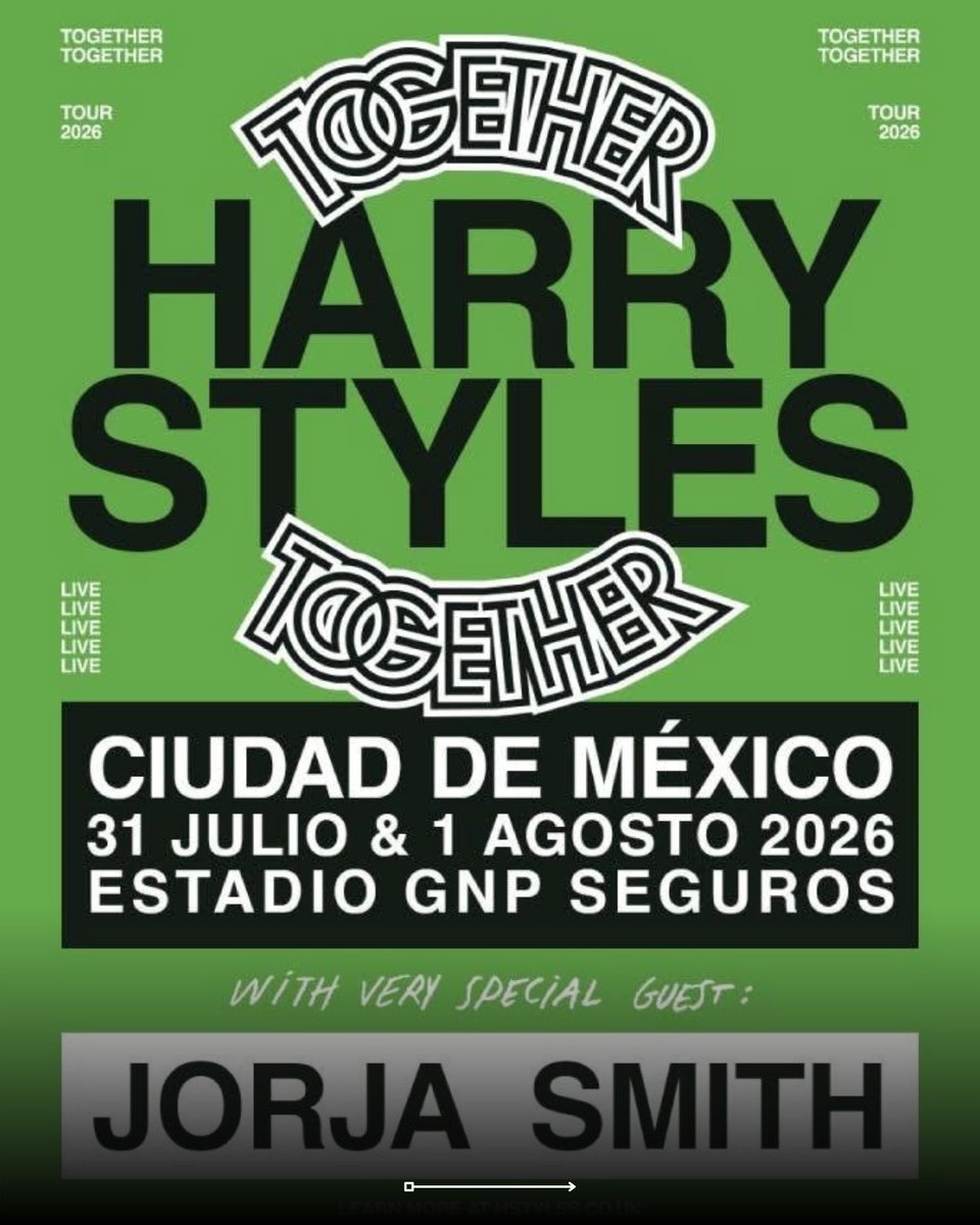 ticketelhamster's tweet photo. 🚨HARRY STYLES EN MÉXICO 🇲🇽
📍Estadios GNP Seguros
🗓️31 de julio y 1ro de agosto

🎫Preventa Banamex 28 de enero 11 AM
🎫Venta General 29 de enero 11 AM

#tickethamster #HarryStyles #togethertogether #togethertogethertour #viral #trending https://t.co/AlkUGPQkvi