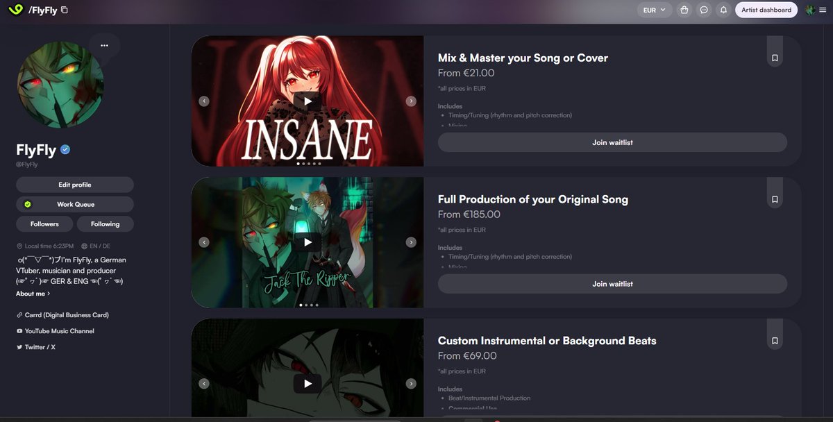 FlyFly | (GER/ENG) Vtuber | Musician tweet media