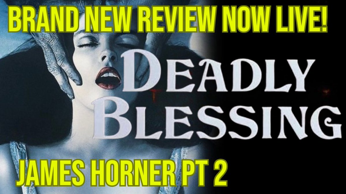 tpstwinflicks's tweet photo. SCORING THE VISION – PART 2 

We’re diving into James Horner’s eerie, underrated score for Deadly Blessing. Pure early-Horner suspense—creeping dread and unsettling atmosphere from start to finish. DEADLY BLESSING! Link in bio! #JamesHorner #WesCraven #80sHorror https://t.co/GfzrB7CBcj