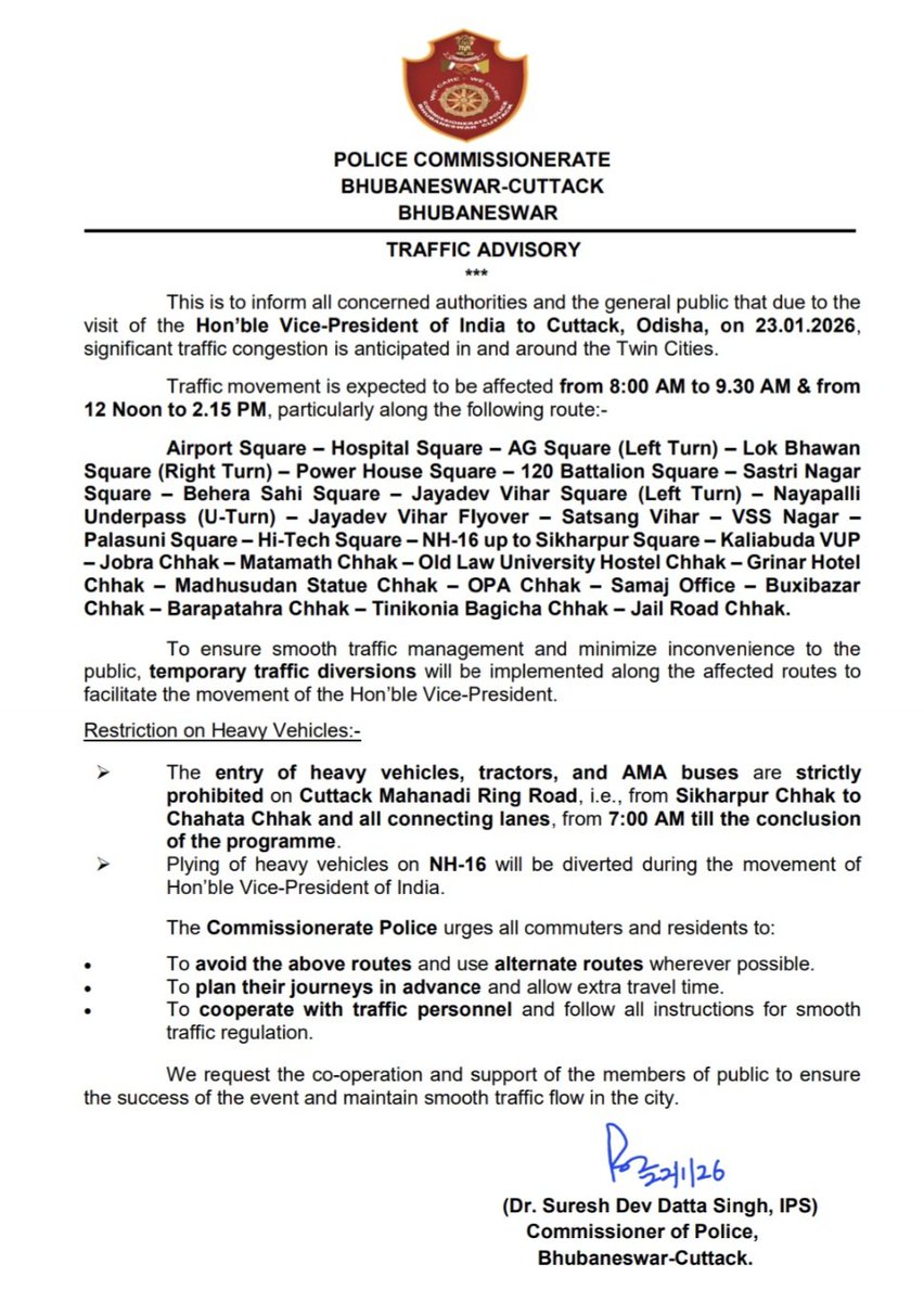 DCP TRAFFIC, BHUBANESWAR-CUTTACK tweet media