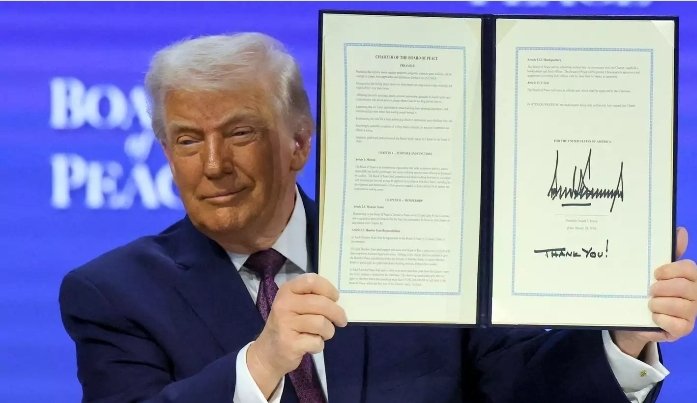 Is Trump the Man of Peace that's being revealed right now.