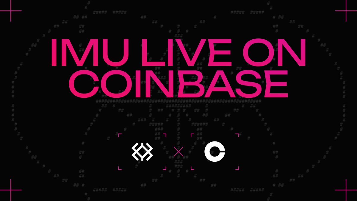 immunefi's tweet image. IMU live on @coinbase
