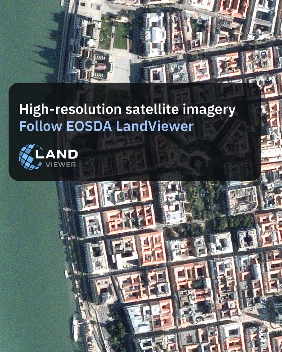 EOSDALandViewer's tweet image. High-resolution satellite imagery lets you see what medium-resolution data often misses — individual buildings, roads, infrastructure, and small changes on the ground.

Follow #EOSDA #LandViewer to see satellite imagery in action.