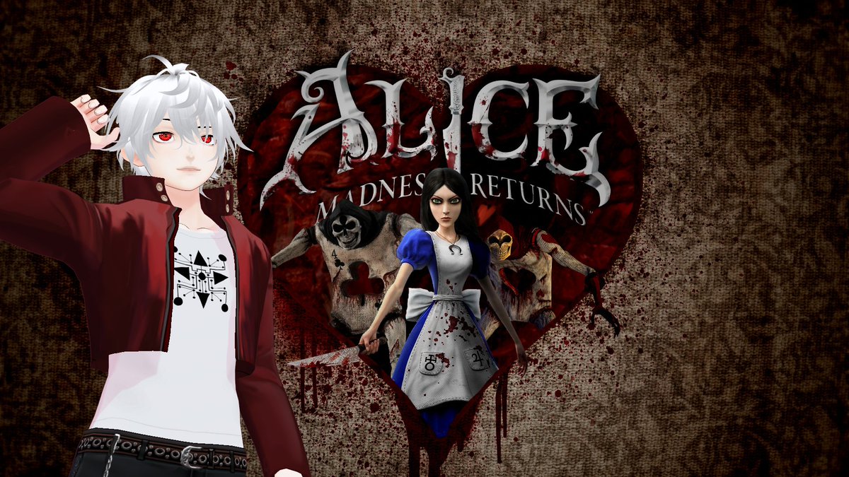Let's get Alice sanity back! Alice: Madness Returns stream, live and link below! #vtuber #twitch