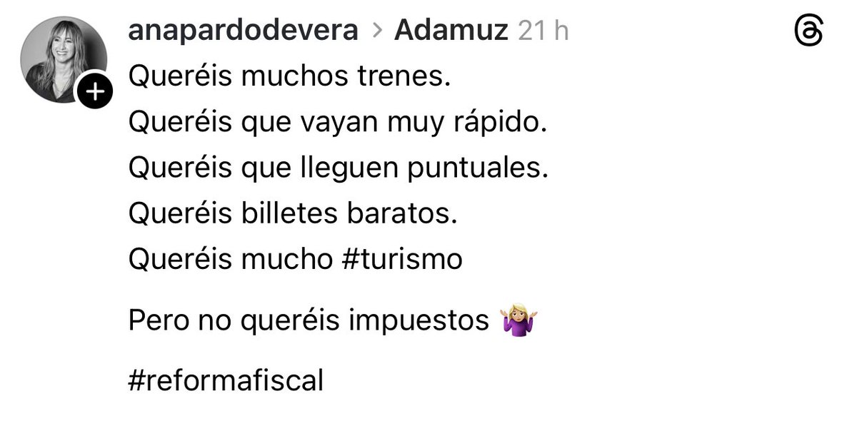 Queremos que tu hermana acabe en la cárcel y que los corruptos devuelvan lo robado. 

Queremos que no se enchufen a prostitutas en empresas públicas.