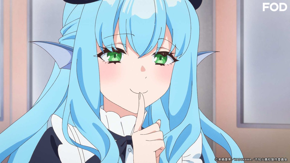 アニメ『#人外教室の人間嫌い教師』 #FODプレミアム で第2話を配信開始