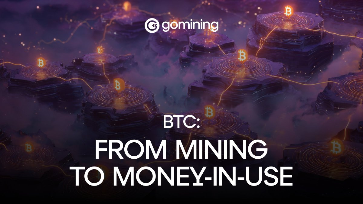 GoMining_token's tweet image. 🎙 BTC: From Mining to Money-in-Use — Live X Space

We’re going live with @DigitalGlafira to explore whether Bitcoin is entering its next phase — moving from something people mine and hold to something they actively use.

🗓 Friday, Jan 23 | 14:00 UTC

Voices from across BTC…
