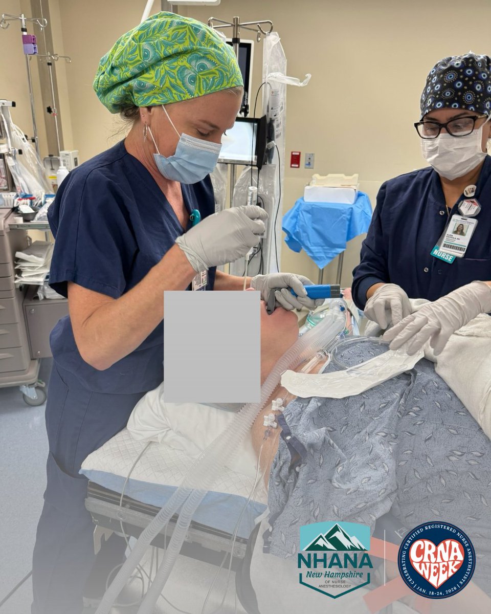 🩺 Caring in Action CRNAs are there when patients need us most—delivering safe, compassionate, high-quality anesthesia across every setting.

📸 Post a scrubs photo + tag <a href="/NHANA/">ً</a> for a CRNA Week raffle entry. No tag, no entry! #CRNAWeek