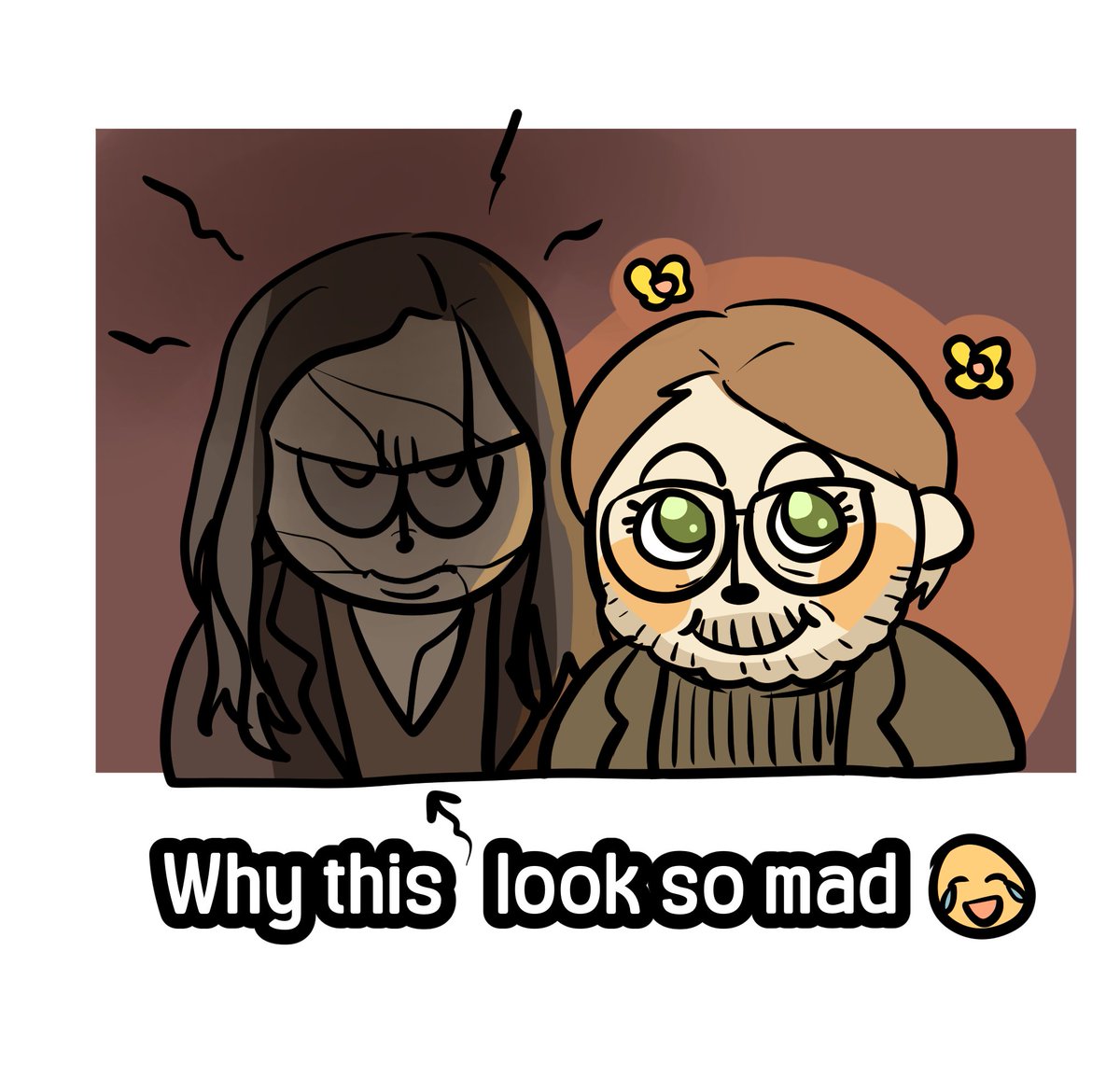 #Frankenstein
A mad creature and a kind happy snowman