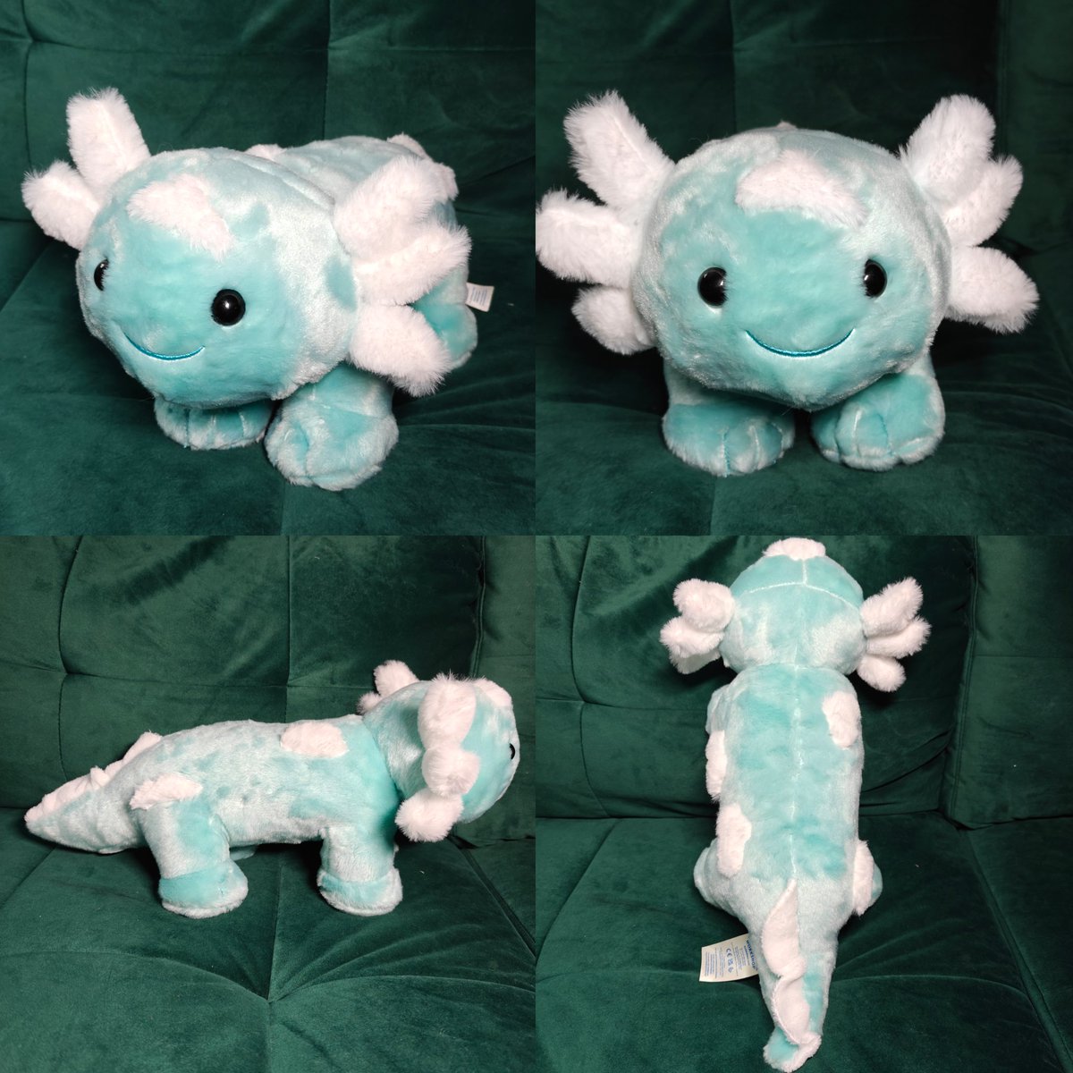 madsmadart's tweet photo. Hihi, two new custom #buildabear axolotls for sale, one being cloudy sky themed and the other is a white rainbow emo axolotl!

Listings are up on MadsMasArtShop on Mercari, Etsy, and eBay! https://t.co/V7Jn8LwWch