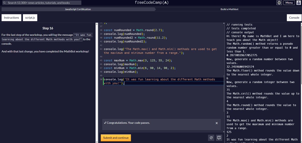 deskode_dev's tweet image. Day 6/30 of my JS journey Finished Booleans &amp;amp; Numbers and debugged my Fortune Teller project using Math.random &amp;amp; Math.floor. Learned if, else if, else, switch, AND/OR/?? operators, Math methods &amp;amp; null vs undefined. Exhausted &amp;amp; blank, but I believe that's where growth begins.