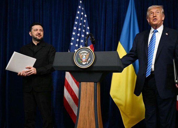 Parody_PM's tweet photo. In a major step forward in the process of ending the war in Ukraine, President Zelenskyy has finally agreed to meet directly with a representative of The Kremlin. https://t.co/qzMeLGuiIE