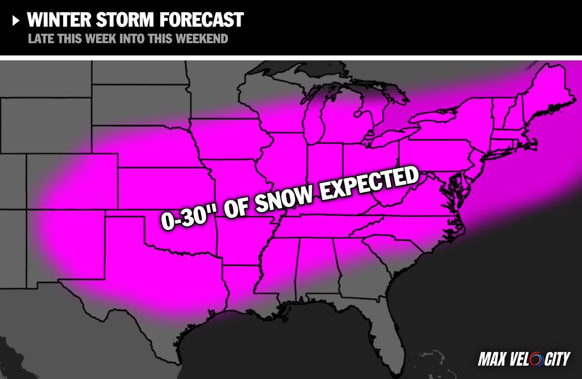 MaxVelocityWX's tweet image. Here is my OFFICIAL snowfall forecast for this upcoming winter storm!
