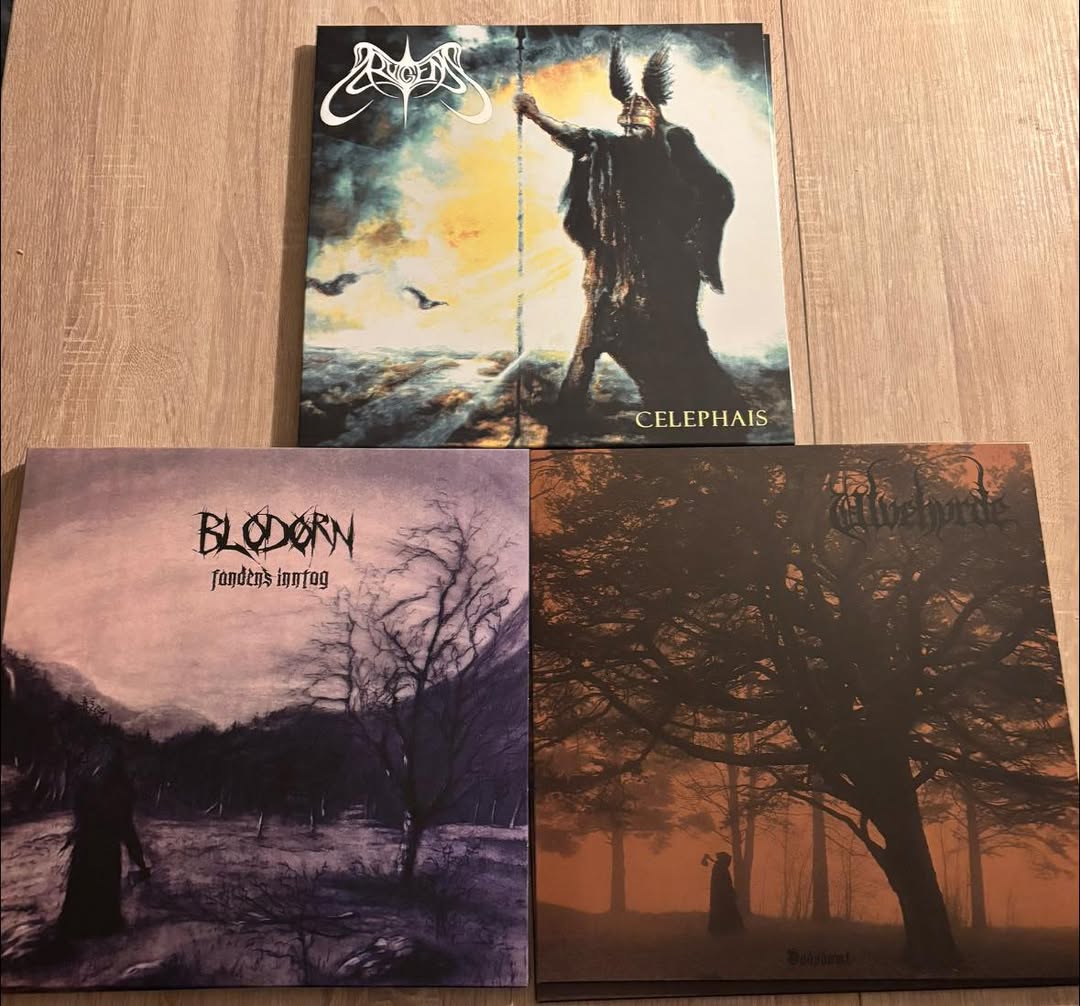 WolfmondPro's tweet photo. New Vinyl in Stock 🔥

Cryogenic – Celephais

Symphonic Black Metal From Germany

Ulvehyrde – Dødsdømt

Black Metal From Norway

Blodørn – Fandens inntog

Viking/Black Metal From Norway

Order:
https://t.co/UBTtOH8BMb

THX Solistitium Records https://t.co/bA2gUYUskw