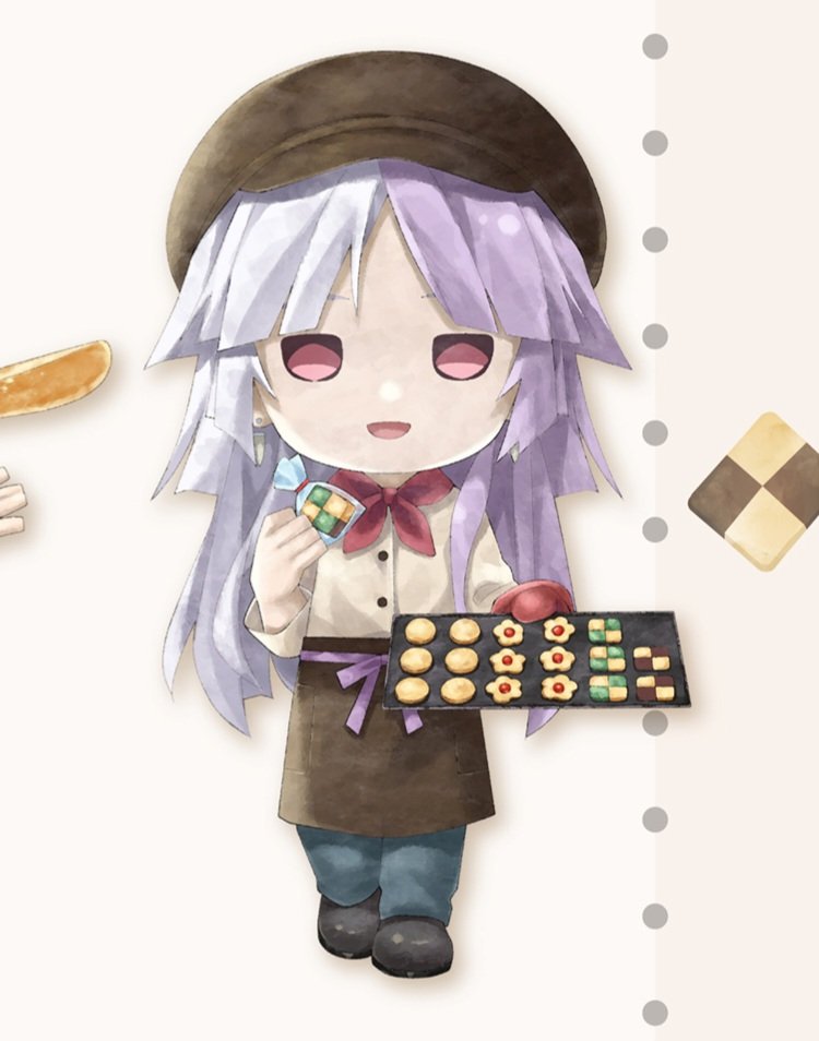 Of course he smiles when he has cokies